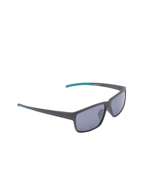 Reebok Unisex Rectangle Sunglasses RBK AF24 GRY APC, Grey