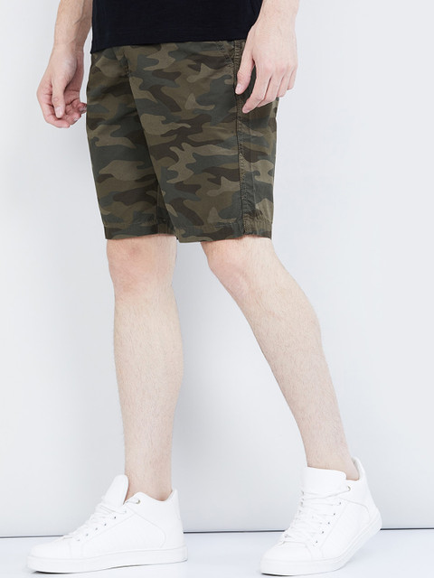 max Men Khaki Printed Regular Fit Regular Shorts 
max Men Khaki Printed Regular Fit Regular Shorts