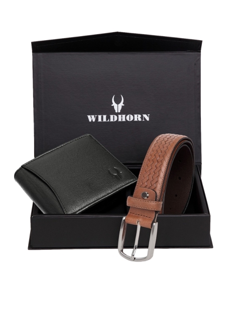 WildHorn Men Black & Brown Textured RFID Protected Genuine Leather Accessory Gift Set
WildHorn Men Black & Brown Textured RFID Protected Genuine Leather Accessory Gift Set