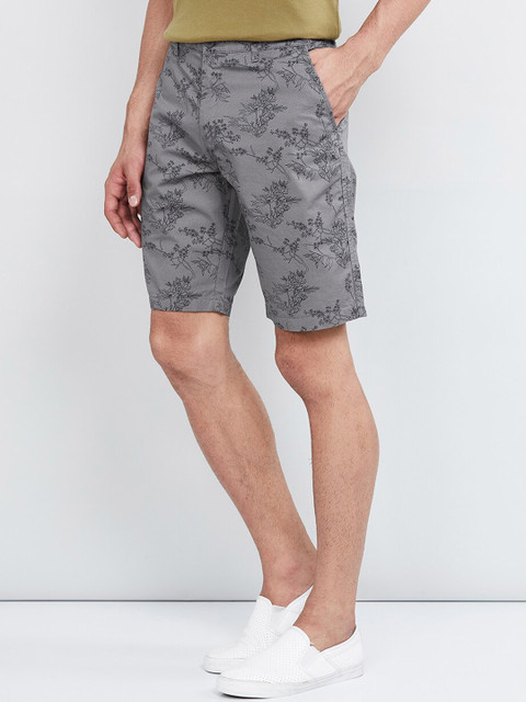 max Men Grey Printed Regular Fit Regular Shorts
max Men Grey Printed Regular Fit Regular Shorts