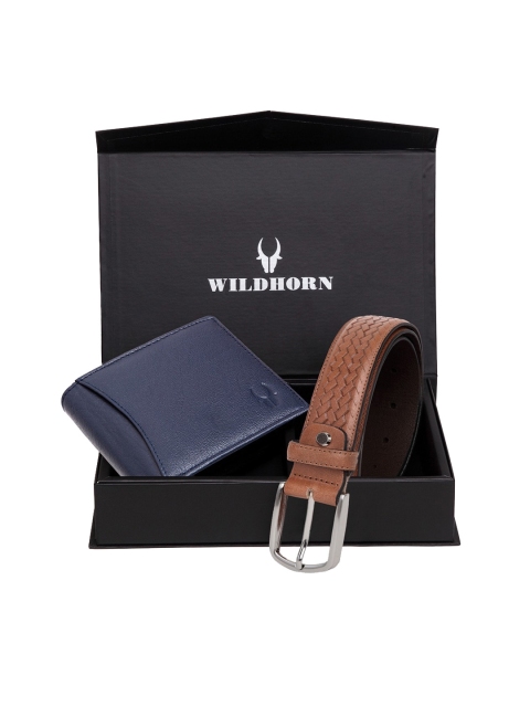 WildHorn Men Blue RFID Protected Genuine High Quality Leather Wallet & Belt Combo
WildHorn Men Blue RFID Protected Genuine High Quality Leather Wallet & Belt Combo