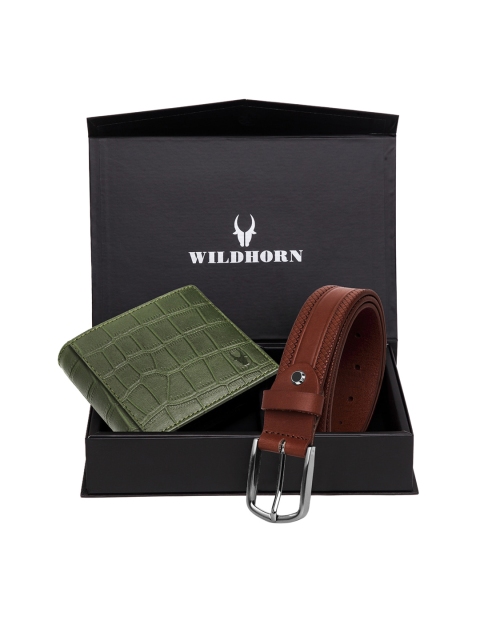 WildHorn Men Green & Brown RFID Protected Genuine High-Quality Leather Wallet & Belt Accessory Gift Set
WildHorn Men Green & Brown RFID Protected Genuine High-Quality Leather Wallet & Belt Accessory Gift Set