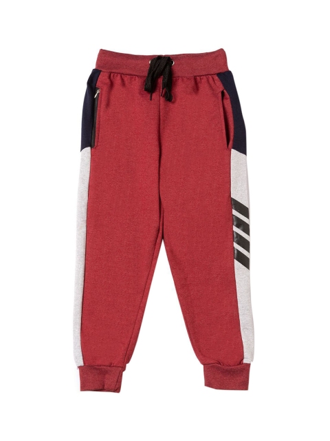 RAINE AND JAINE Boys Maroon Joggers