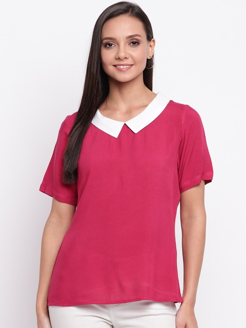 Mayra Women Pink Solid Top