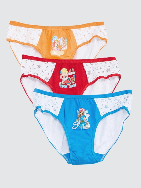 max Girls Pack Of 3 Assorted Hipster Briefs S19EIN22MULTI