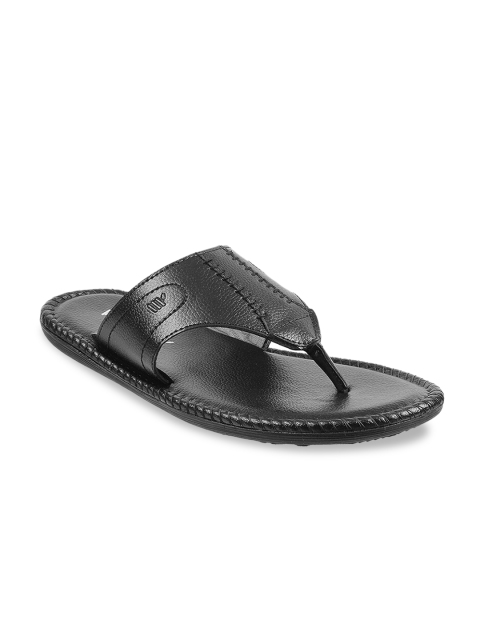 WALKWAY Men Black Comfort Sandals