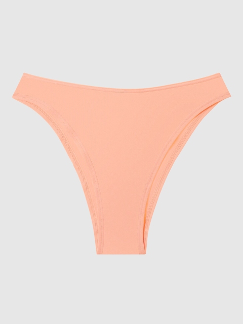 La Senza Women Orange Solid Bikini Briefs 11152280-0MJ3