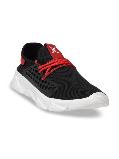 Carlton London sports Men Black Memory Foam Sneakers