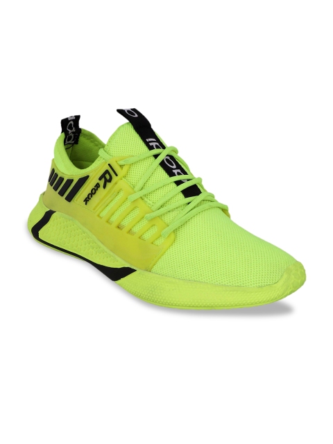 aadi Men Fluorescent Green & Black Running Shoes