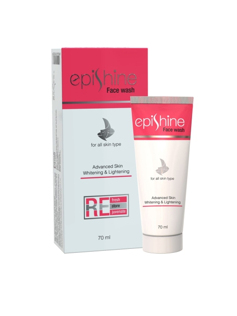 Epishine Advanced Skin Whitening and Brightening Face Wash (70ml) : Pack of 2, White
Epishine Advanced Skin Whitening and Brightening Face Wash (70ml) : Pack of 2, White