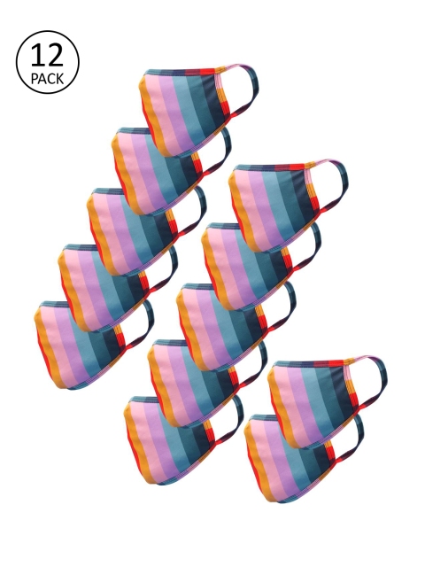 nestroots Pack of 12 Adults Digital Multi Color Printed 2-Ply Reusable Outdoor Cloth Masks
nestroots Pack of 12 Adults Digital Multi Color Printed 2-Ply Reusable Outdoor Cloth Masks