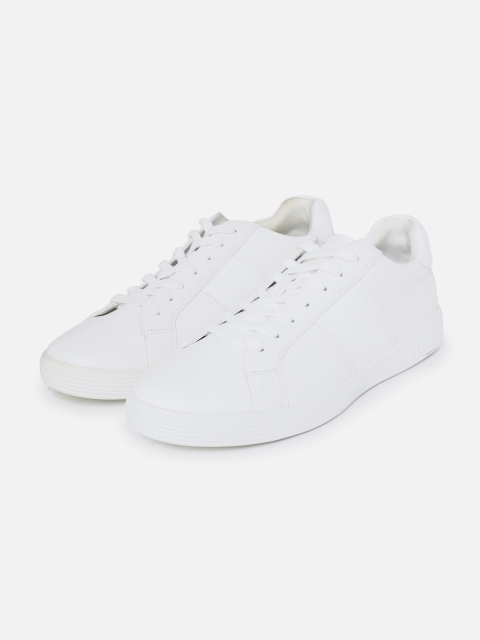 ALDO Men White Solid Sneakers