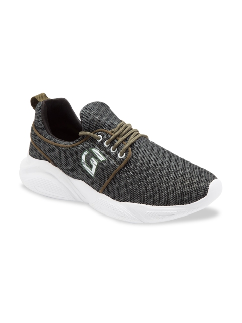 Ganuchi Men Green Mesh Running Shoes