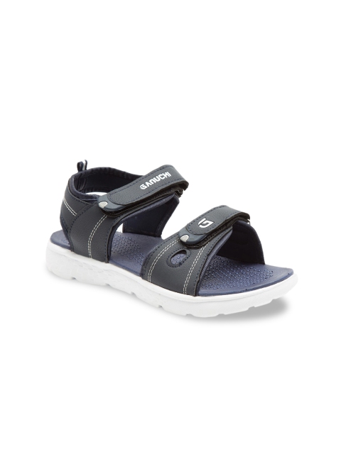 Ganuchi Women Navy Blue Sports Sandals