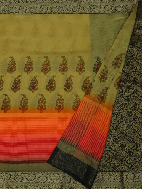 Pothys Green Printed Saree