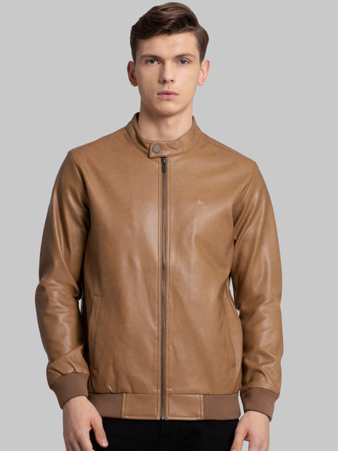 Parx Men Tan Brown Solid Bomber Jacket
Parx Men Tan Brown Solid Bomber Jacket