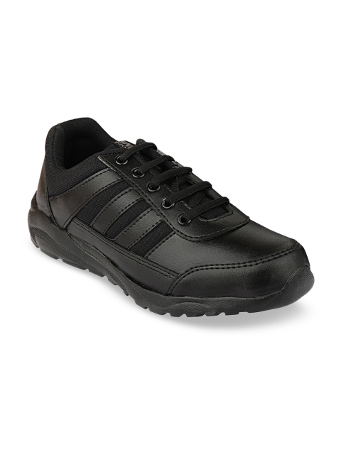 Rex Men Black Solid Sneakers