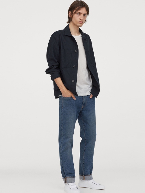 H&M Men Blue Regular Jeans