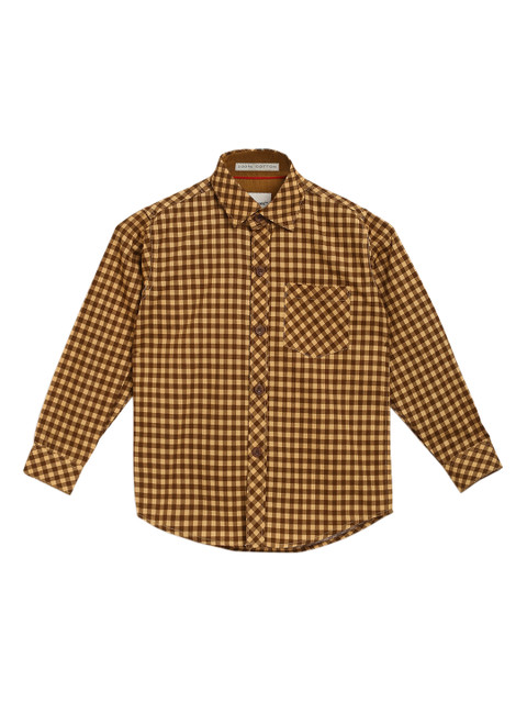 Aj DEZInES Boys Yellow & Brown Regular Fit Checked Casual Shirt
Aj DEZInES Boys Yellow & Brown Regular Fit Checked Casual Shirt