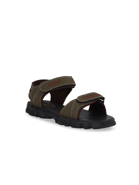 Bubblegummers Boys Olive Green Sports Sandals