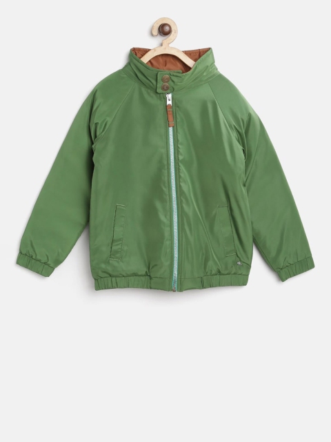 Cherry Crumble Unisex Kids Green Solid Bomber