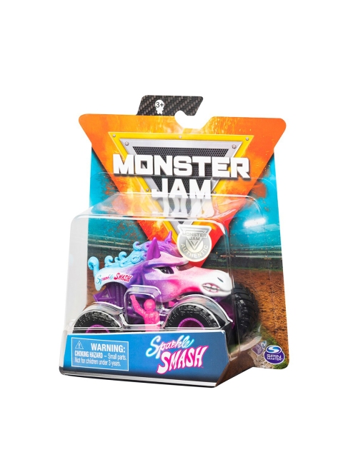 MONSTER JAM Kids Black & Purple 1:64 Scale Die-cast True Metal Sparkle Smash Car/Jeep Model Vehicle Toy
MONSTER JAM Kids Black & Purple 1:64 Scale Die-cast True Metal Sparkle Smash Car/Jeep Model Vehicle Toy
