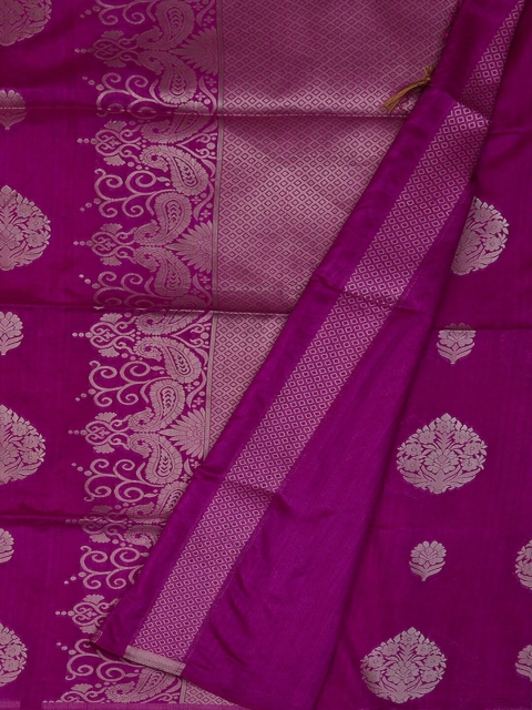 Pothys Purple Woven Design Art Silk Saree