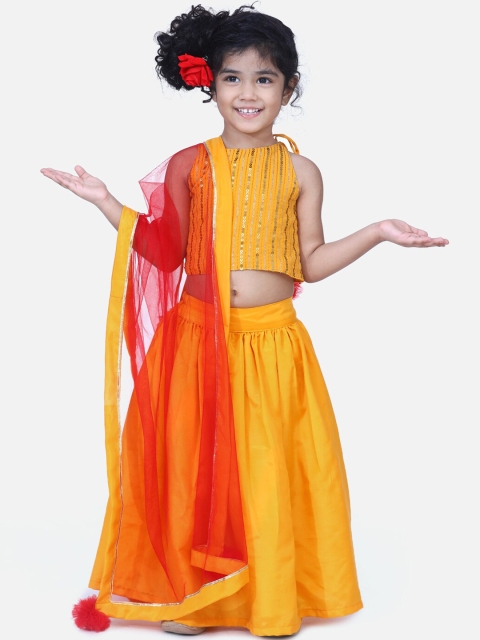Fairies Forever Girls Mustard & Red Woven Design Ready to Wear Lehenga & Blouse with Dupatta
Fairies Forever Girls Mustard & Red Woven Design Ready to Wear Lehenga & Blouse with Dupatta