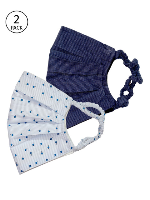 Bellofox Aaron and Clark Face Masks Set of 2, Blue 
Bellofox Aaron and Clark Face Masks Set of 2, Blue