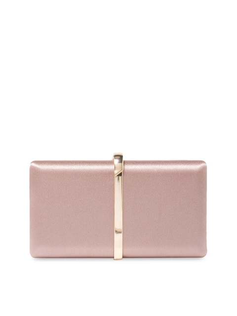 Forever New Pink Solid Clutch