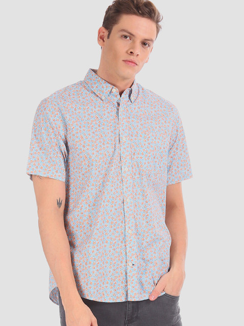 GAP Men Blue Regular Fit Printed Casual Shirt
GAP Men Blue Regular Fit Printed Casual Shirt