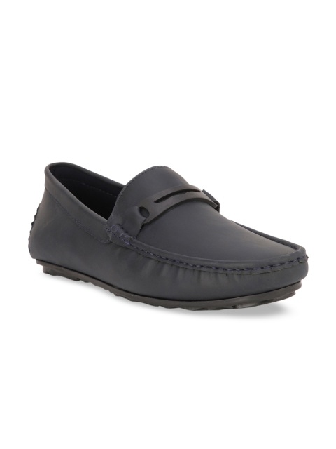 CASOR Men Navy Blue Loafers
