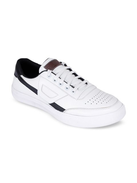 REFOAM Men White Lightweight Sneakers