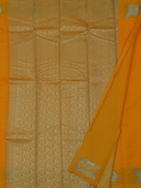 Pothys Yellow & Silver-Toned Art Silk Woven Design Saree
Pothys Yellow & Silver-Toned Art Silk Woven Design Saree
