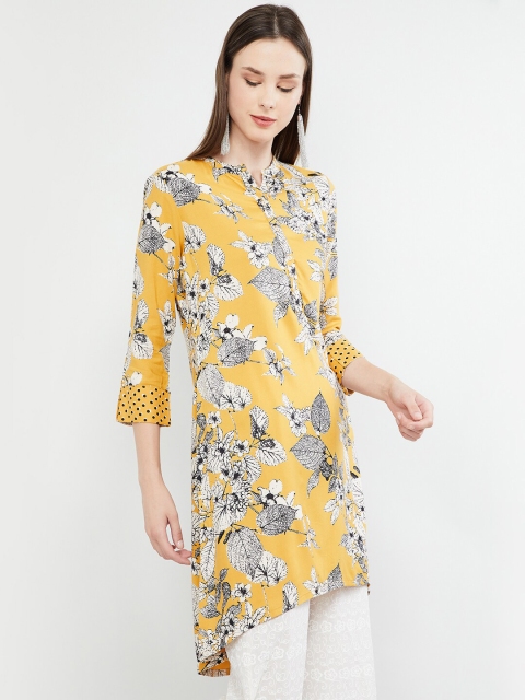 max Yellow Floral Print Tunic