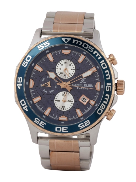 Daniel Klein Men Blue Analogue Watch