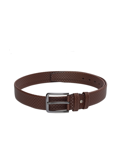 Apsis Men Brown Textured Belt