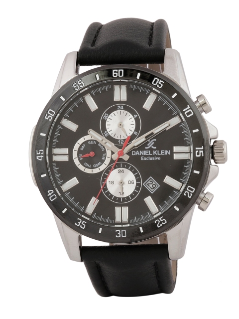 Daniel Klein Men Black Analogue Watch