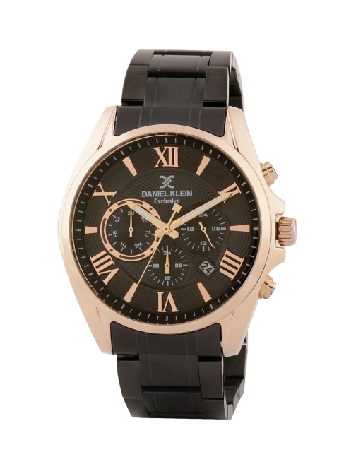 Daniel Klein Men Black Analogue Watch