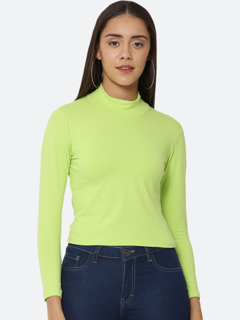 Everlush Women Green Solid Top