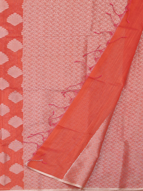 Pothys Peach-Coloured Printed Cotton Blend Saree
Pothys Peach-Coloured Printed Cotton Blend Saree