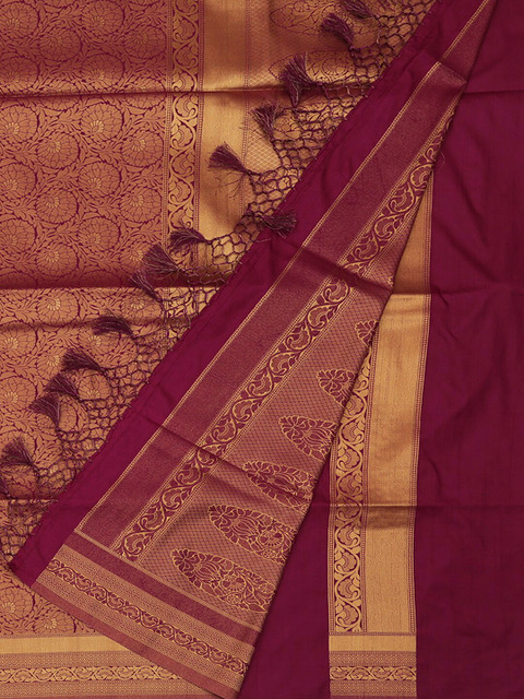 Pothys Magenta & Off-White Art Silk Woven Design Saree
Pothys Magenta & Off-White Art Silk Woven Design Saree