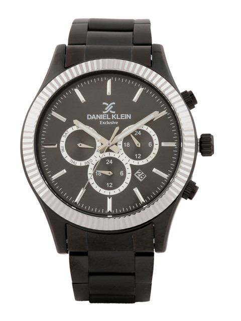 Daniel Klein Men Black Analogue Watch 
Daniel Klein Men Black Analogue Watch