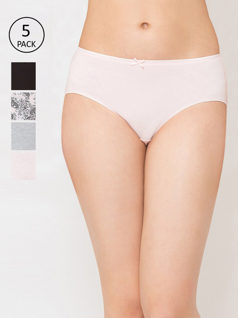 Juliet Women Pack of 5 Hipster Briefs 06000160001274, Black
Juliet Women Pack of 5 Hipster Briefs 06000160001274, Black