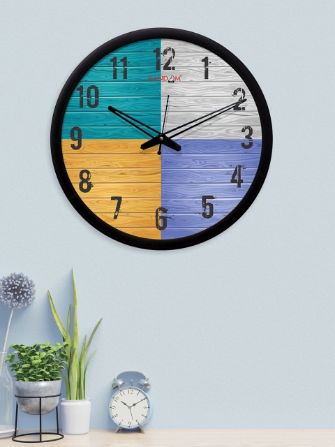RANDOM Multicoloured Round Colourblocked Analogue Wall Clock (30.48 cm x 30.48 cm), Multi
RANDOM Multicoloured Round Colourblocked Analogue Wall Clock (30.48 cm x 30.48 cm), Multi