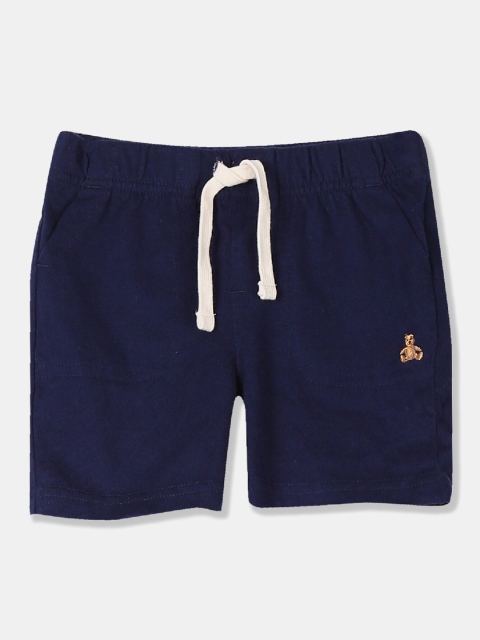 GAP Baby Boys Blue Pull On Shorts, Navy blue