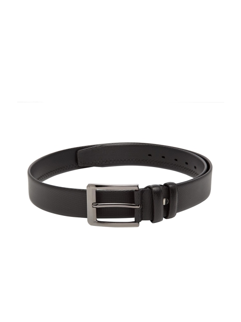 Apsis Men Black Textured Belt
