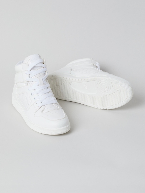 H&M MenWhite Hi-Top Trainers, White