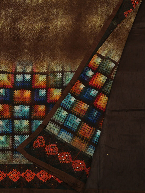 Pothys Brown Printed Poly Georgette Saree
Pothys Brown Printed Poly Georgette Saree