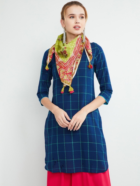 max Green Printed Dupatta
